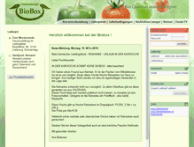 Tablet Screenshot of biobox.at
